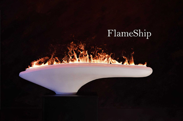 FlameShip - 3D Electric Steam Fireplace