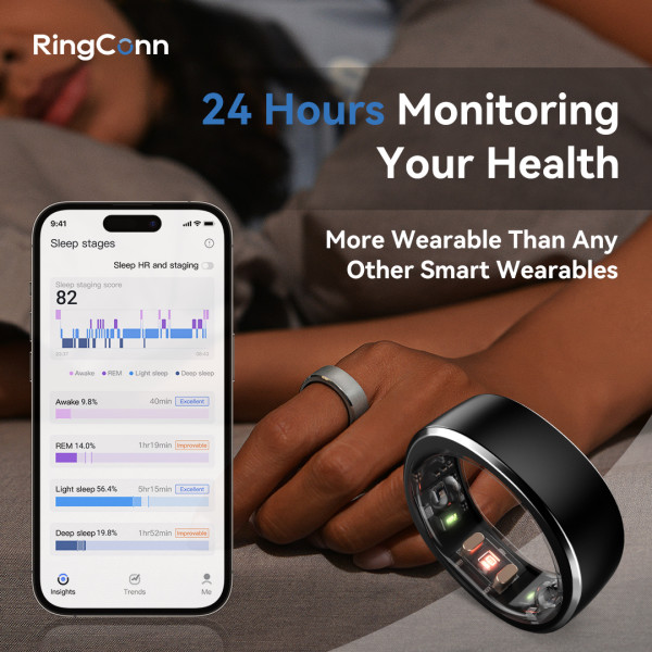 RingConn smart ring with blood oxygen level monitor and seven-day battery  life will soon begin crowdfunding -  News