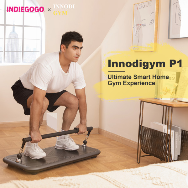 thumbnail image 2 of INNODIGYM P1 Lite Plus Ultra Slim Wall Mount Smart Gym Machine 60kg Adjustable Digital Weight Total Body Strength Training, 4 Mode Cable Weight Machine 2 of 14