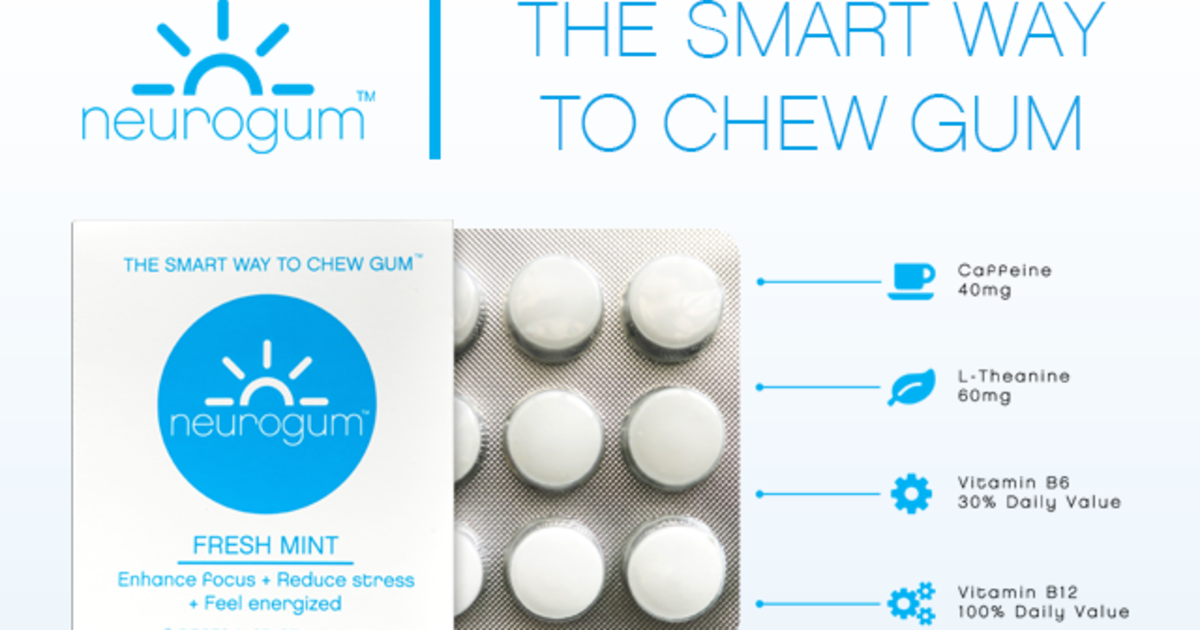 NeuroGum The FocusBoosting Energy Gum Indiegogo