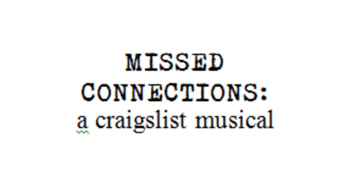 Missed Connections A Craigslist Musical Indiegogo