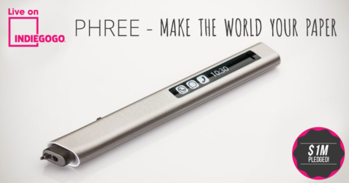 Phree Make the world your paper Indiegogo