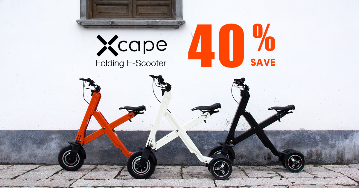 2022 new update X-Cape XI-CROSS PRO 50KM Foldable Electric Scooter