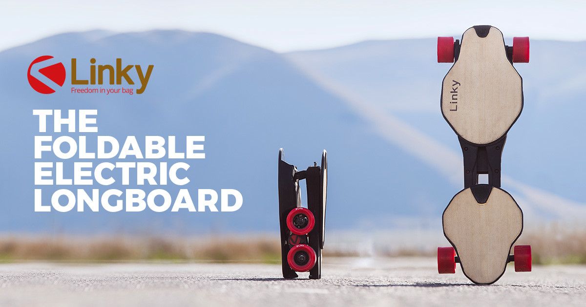Linky: Foldable Longboard | Indiegogo