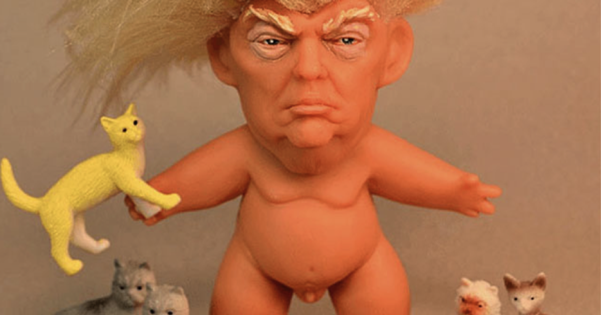 Trump 2024 troll dolls