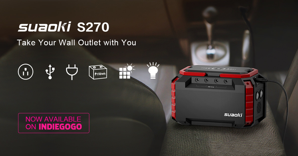 S270: Portable Charging Station & Solar Generator | Indiegogo