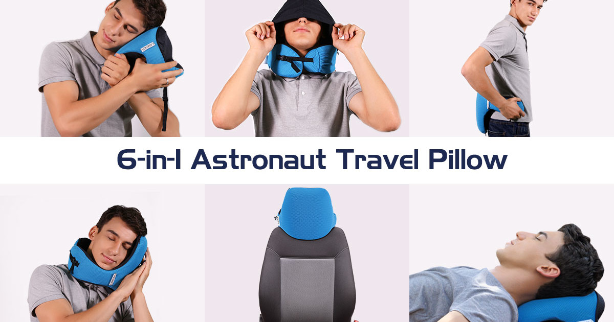 Astronaut memory foam travel clearance pillow