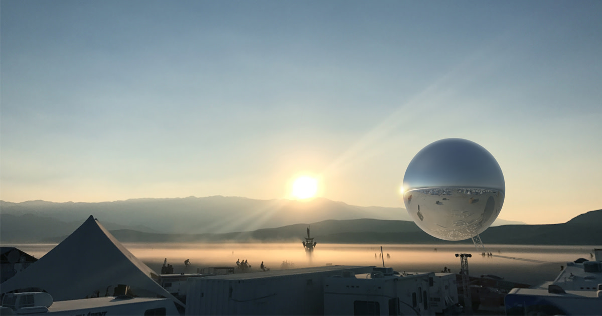 The Orb At Burning Man 2018 Ingogo