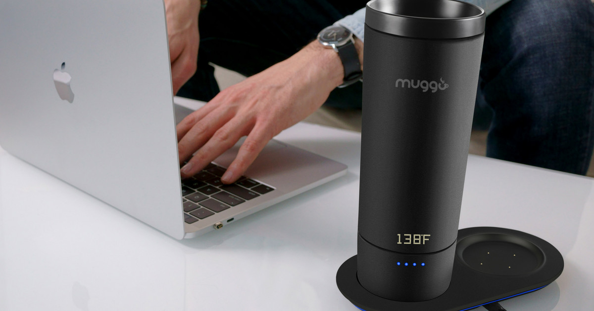 Muggo - Smart Self-Heating Travel Mug by OUISMART 