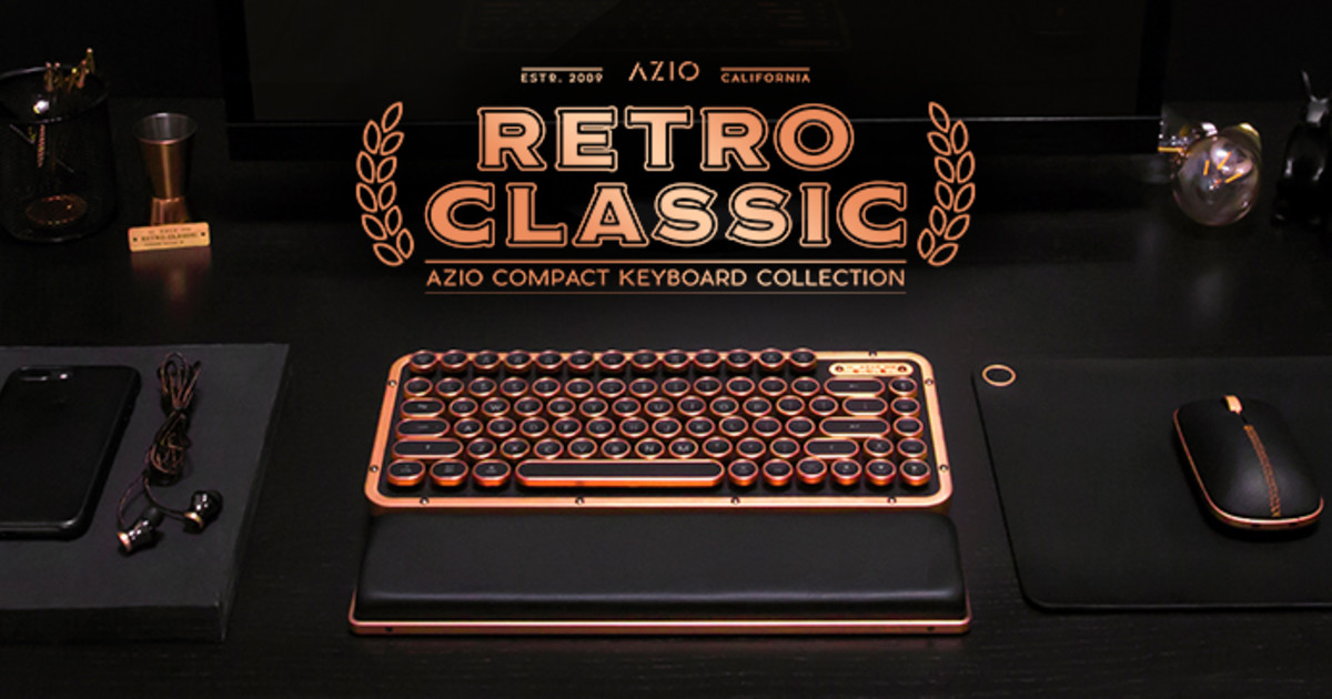 Resultado de imagem para Teclado Retro Compact, da Azio