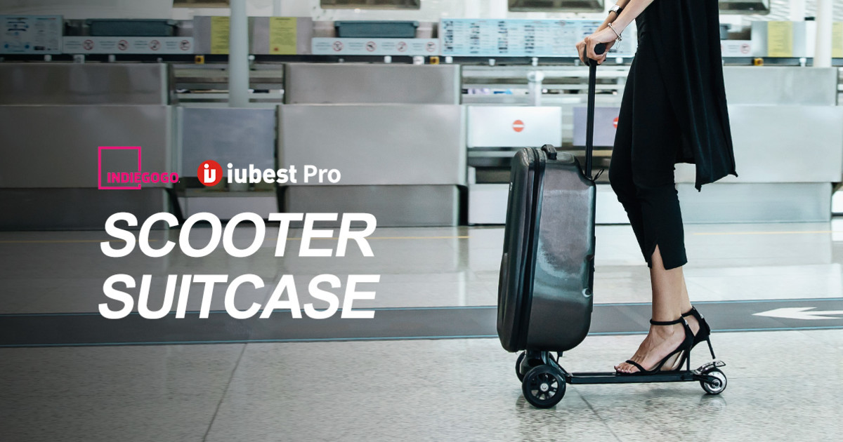 linje atomar reparere Iubest-The E-Scooter Suitcase Brings You Anywhere! | Indiegogo