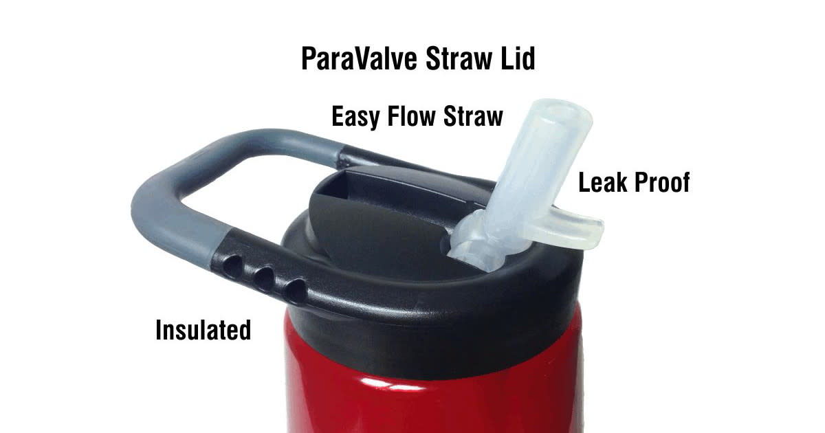 Paravalve High Performance Straw Lid for Wide Mouth Hydro Flask