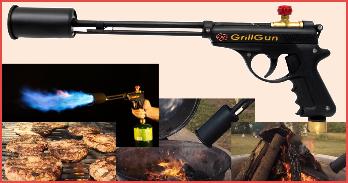 The GrillGun' - The Ultimate Charcoal Grill Torch