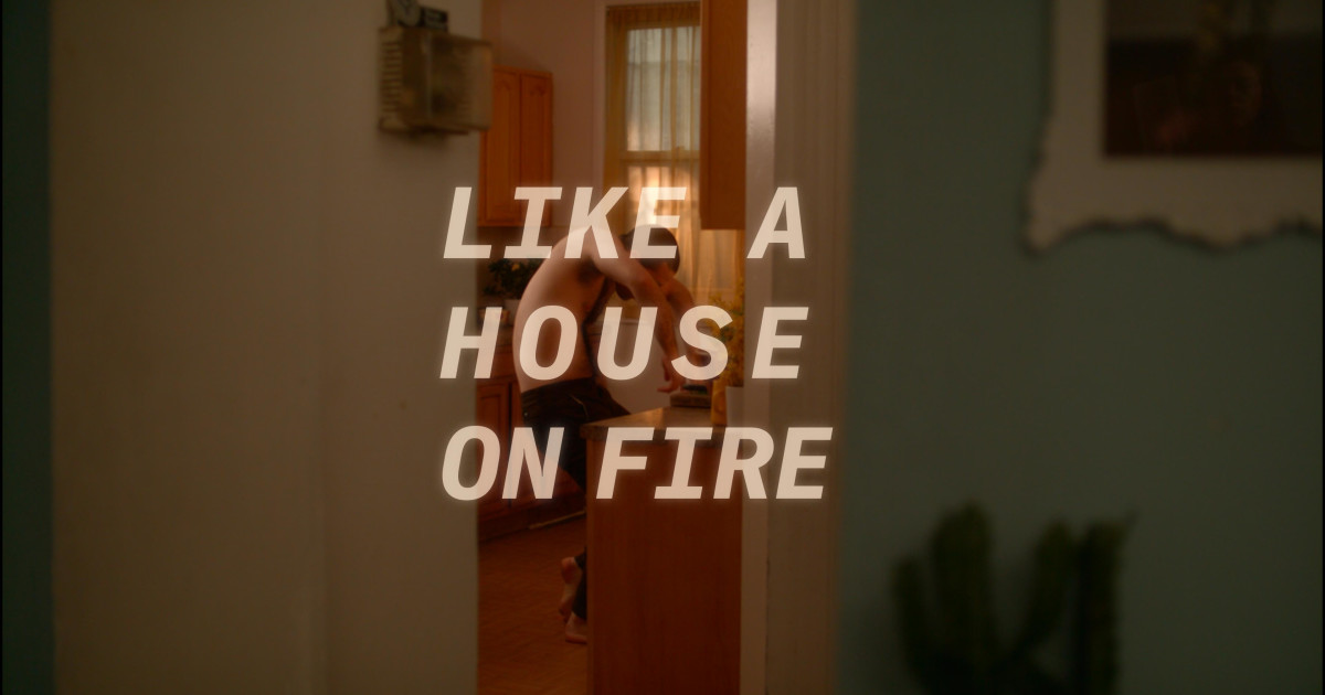 like a house on fire