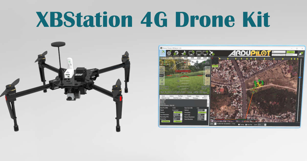 XBStation 4G Drone Kit Indiegogo