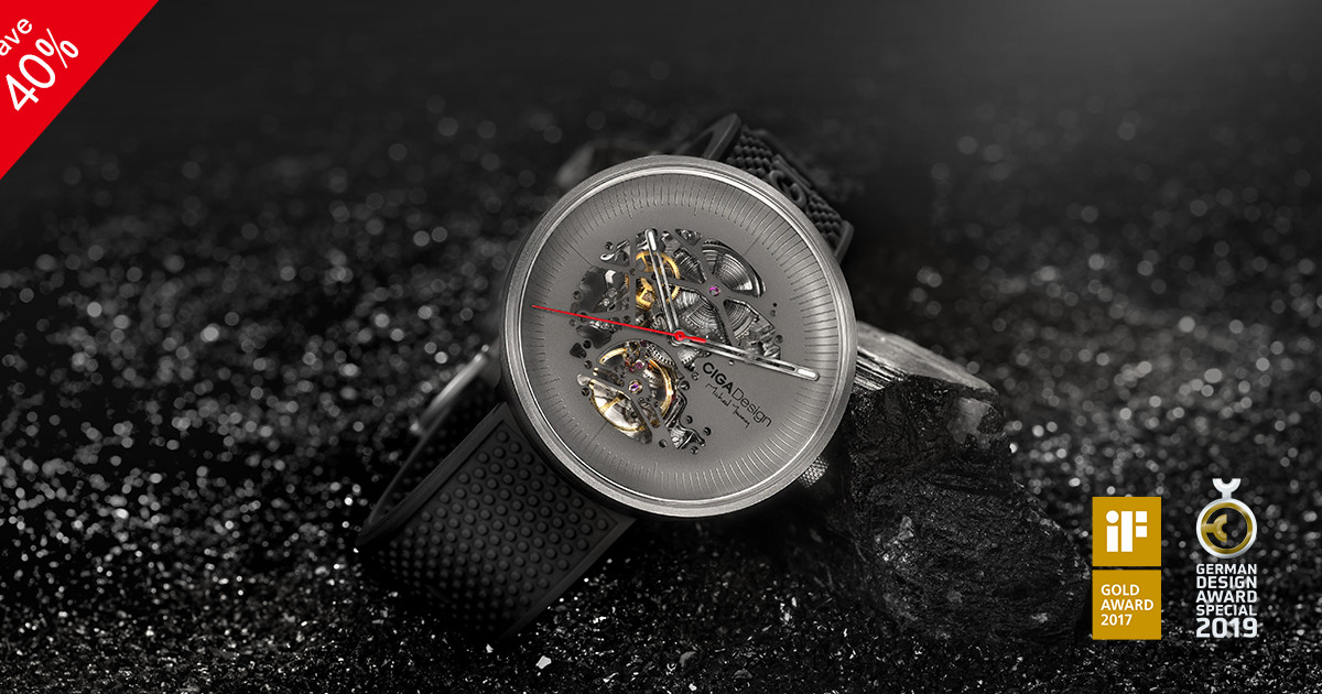 Xiaomi ciga design my series mechanical watch sales black