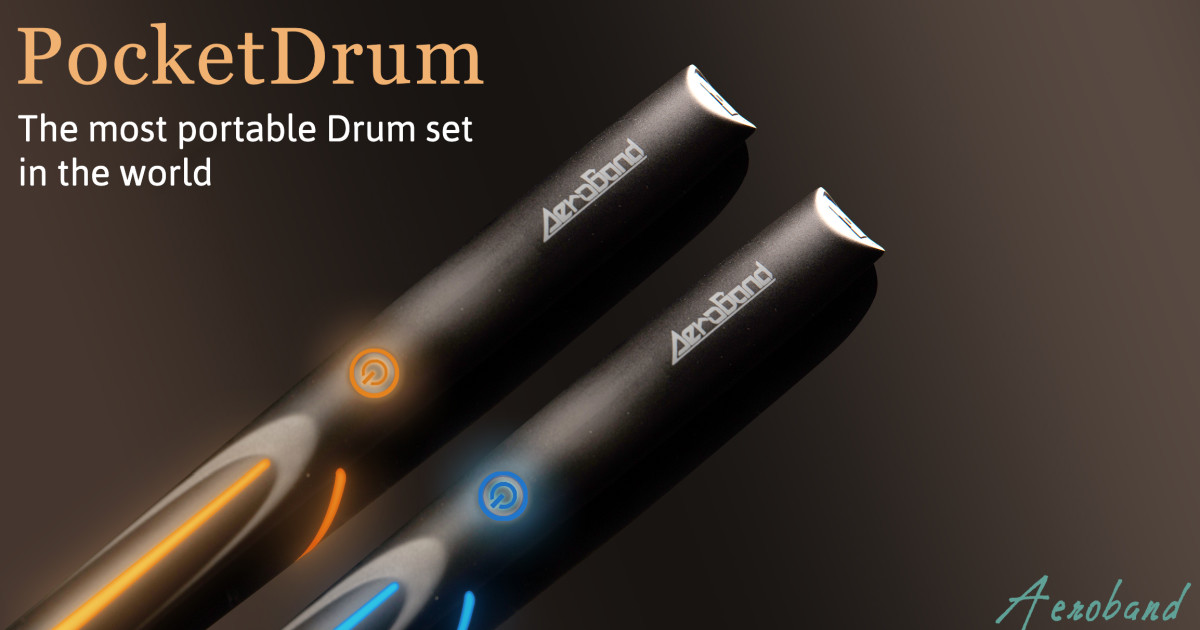 Play Drums WITHOUT Drums! Aeroband PocketDrum 