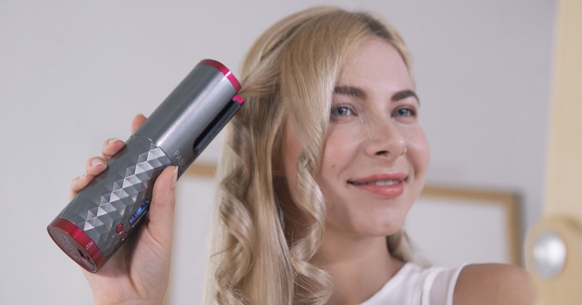 Cordless Automatic Hair Curler | Indiegogo