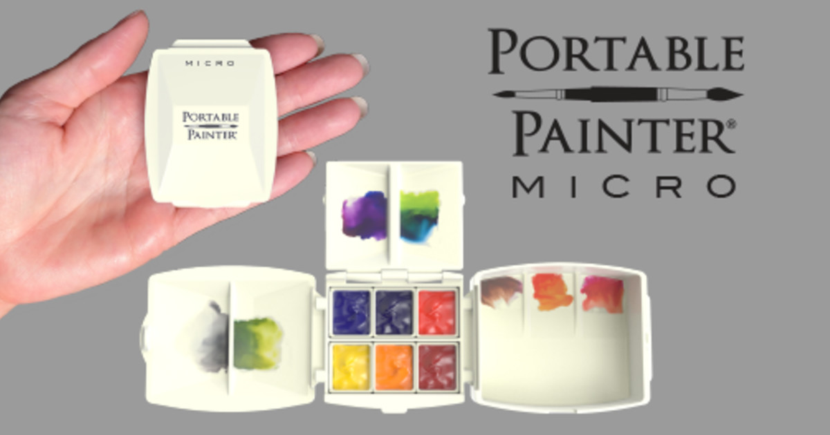 Portable Painter Micro Palette Review // Another Great Travel Palette! 