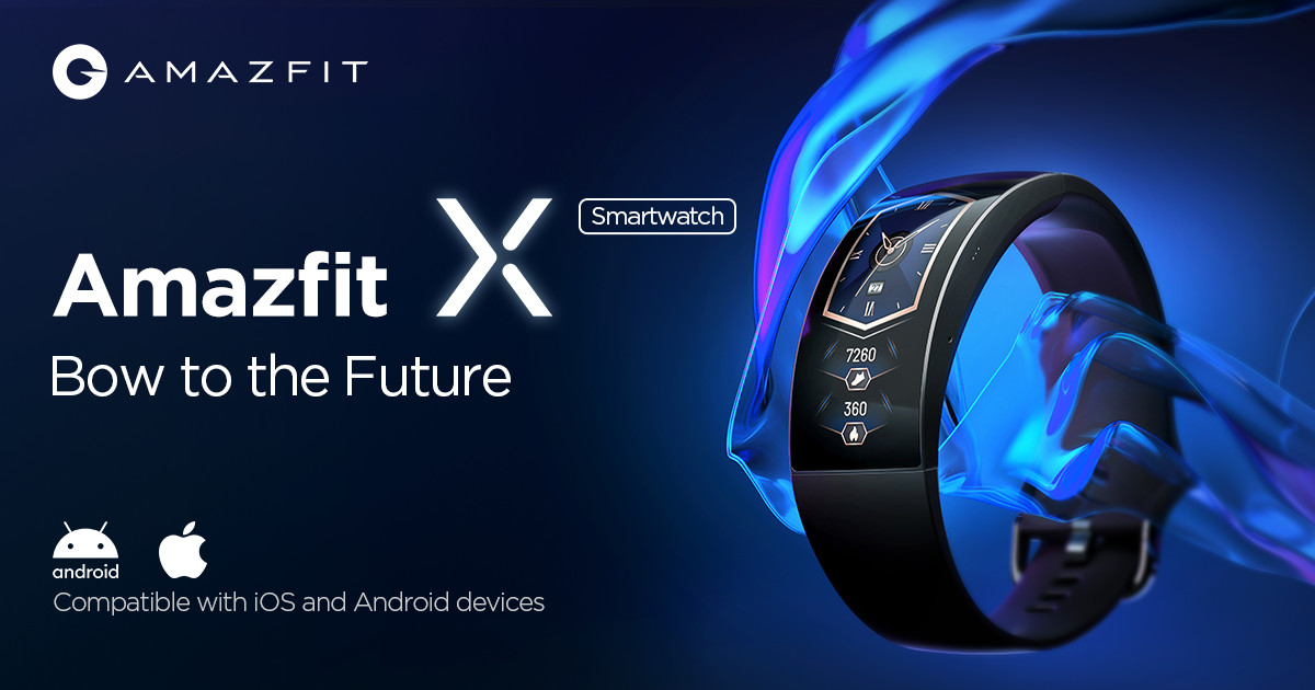 Dwaal spiritueel onkruid Amazfit X Curved Smartwatch: Bow to the Future | Indiegogo