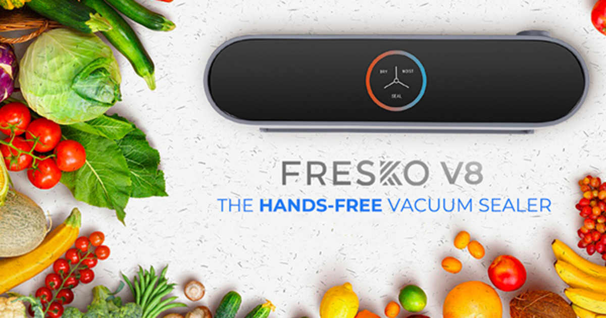 Fresko Fully Automatic Vacuum Sealer, Hands-free Food Vacuum