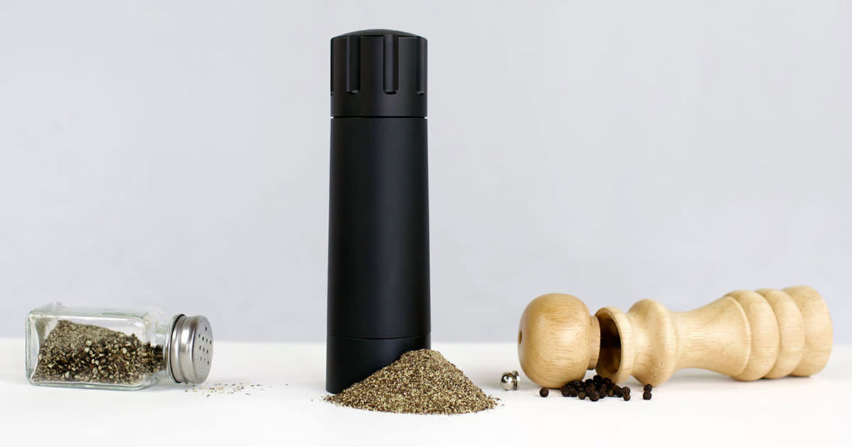 Buy Wholesale China Electric Pepper Grinder 2 In 1 Automatic Dual Salt &  Pepper Mill ,battery Operated,refillable & Salt And Pepper Mills at USD  3.24