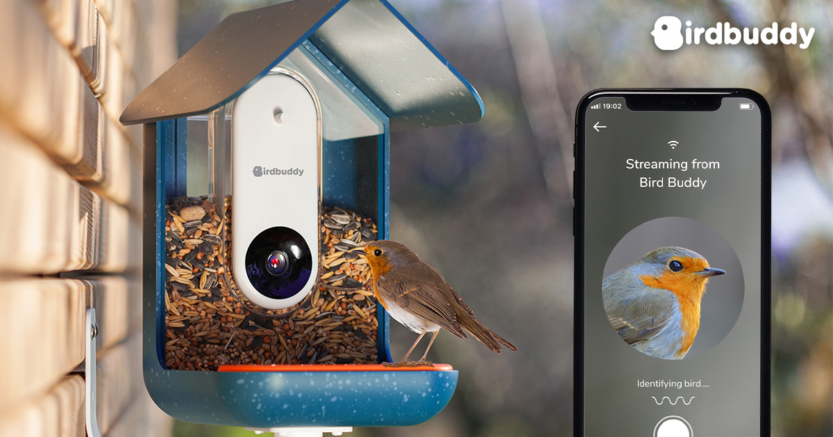 Large Smart Bird Feeder 1080p Camera Bird House for Bird Watching,Capture Photos