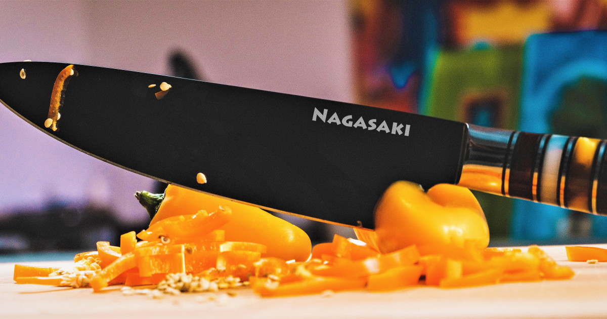 Nagasaki Knife Edition - Titanium coated sharp knife series by