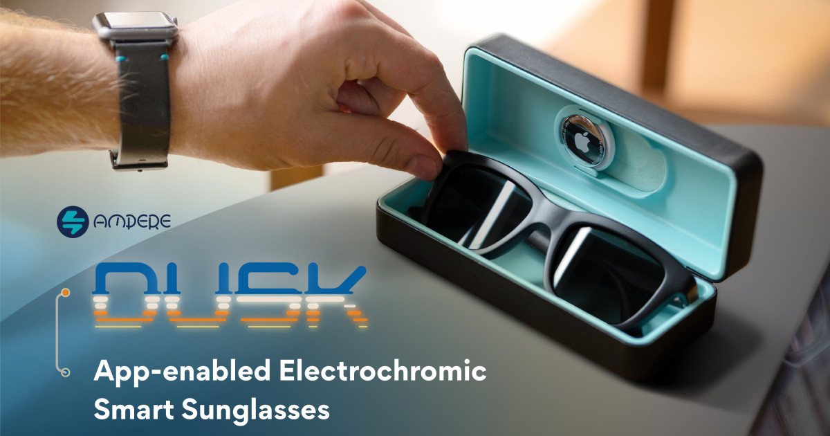 Dusk: App-enabled electrochromic smart sunglasses Indiegogo