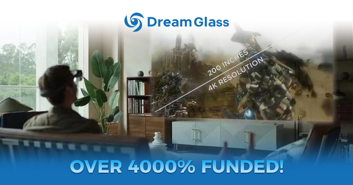 DreamGlass Lead: World's 1st 200” 4K All-in-One AR | Indiegogo