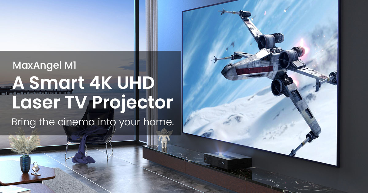 alias deze Koppeling MaxAngel M1, the Smart 4K UHD Laser TV Projector | Indiegogo