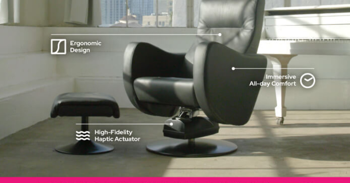 D-BOX VIBE immersive entertainment seat features high-fidelity haptics from  D-BOX » Gadget Flow