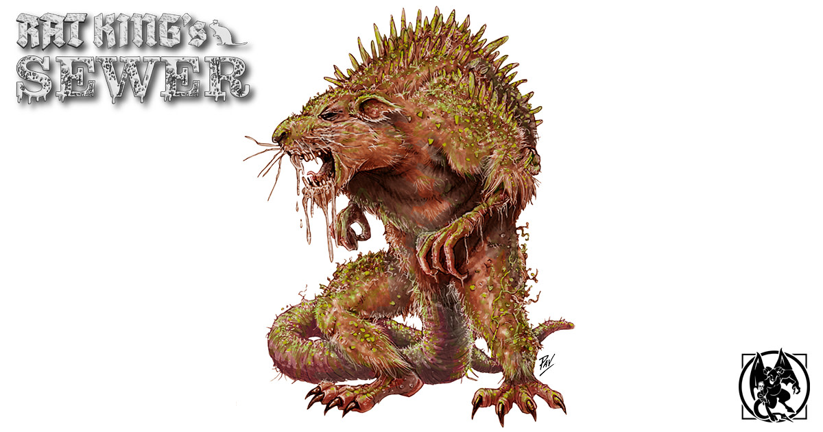 The rat king or roi-de-rats is a very creepy conjoined creature