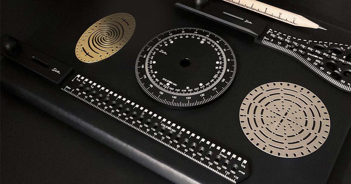 This roller-ruler is cooler than your regular ruler! - Yanko Design