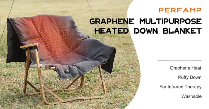 Graphene Multipurpose Heated Down Blanket | Indiegogo