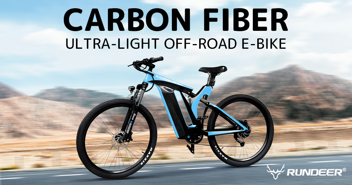 RUNDEER: Ultra-Light Carbon Off-Road E-bike |