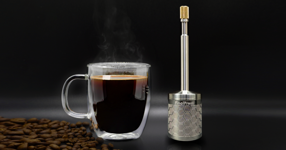 FinalPress V2: Simplest way to brew delicious coffee & tea 