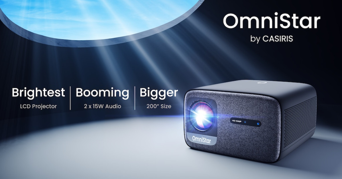 OmniStar - Brightest LCD Projector & Booming Sound