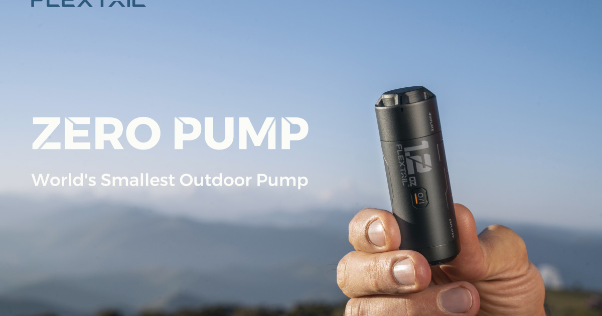 ZERO PUMP:World's Smallest Pump for Sleeping Pads