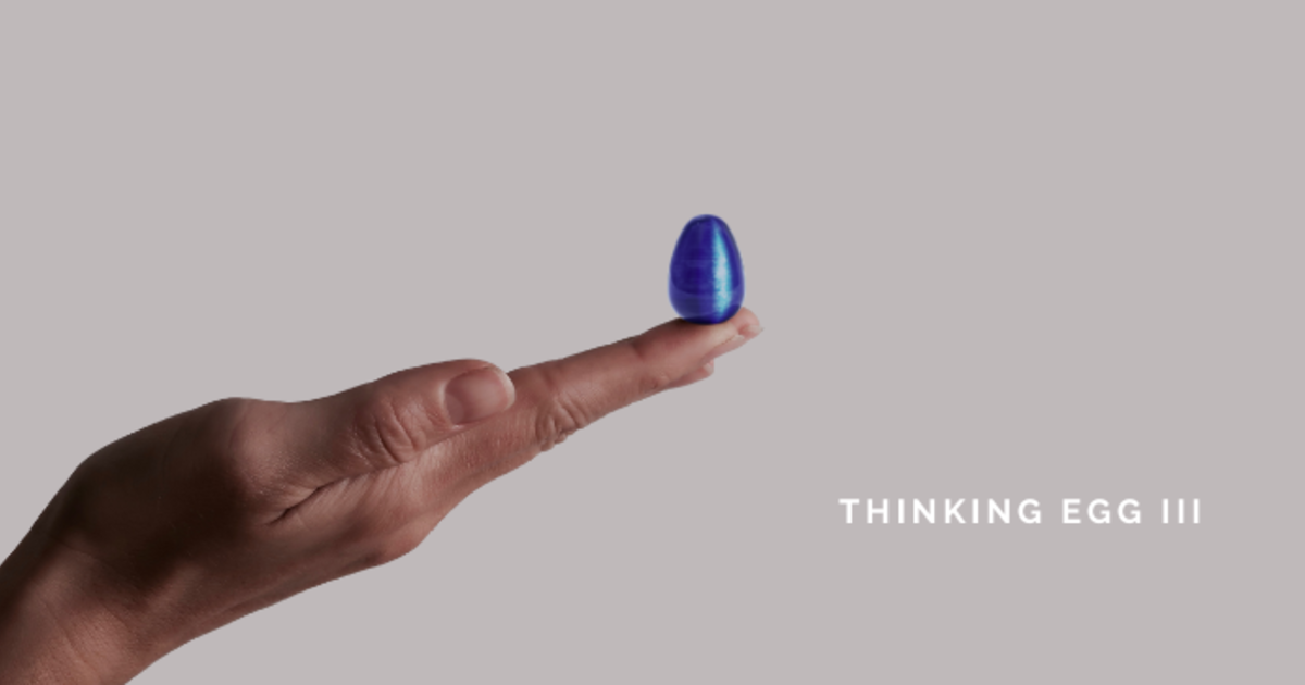 Advertising a $16 'Thinking Egg' for 'Ease and Mindfulness