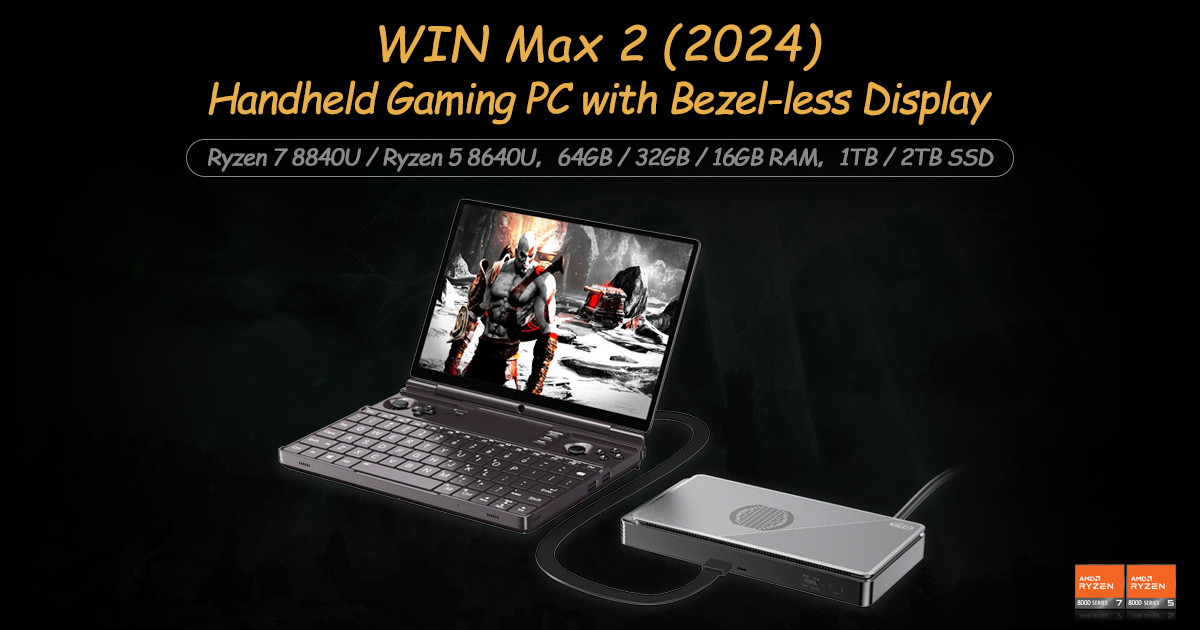 GPD WIN Max 2 Handheld Gaming PC 8840U 64GB RAM | Indiegogo