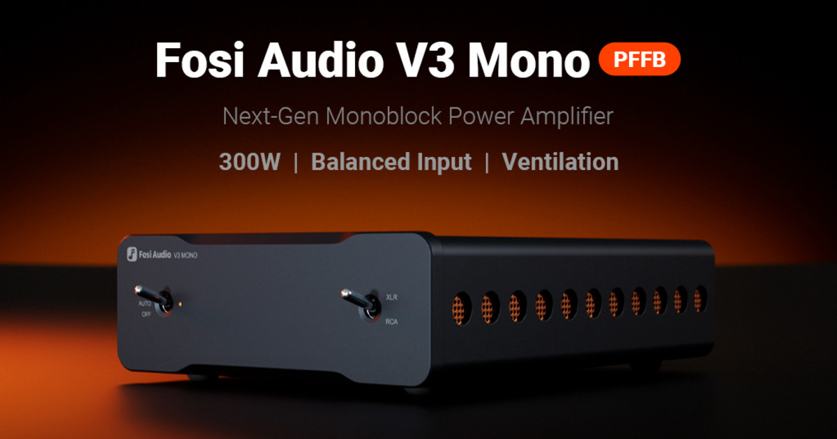 アンプ Fosi V3 Mono Fosi Audio V3 Mono Power Amplifier
