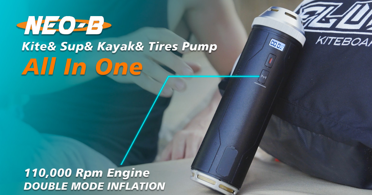 NEOB : 20Psi or 150Psi Kite&Sup&Tires Pump | Indiegogo