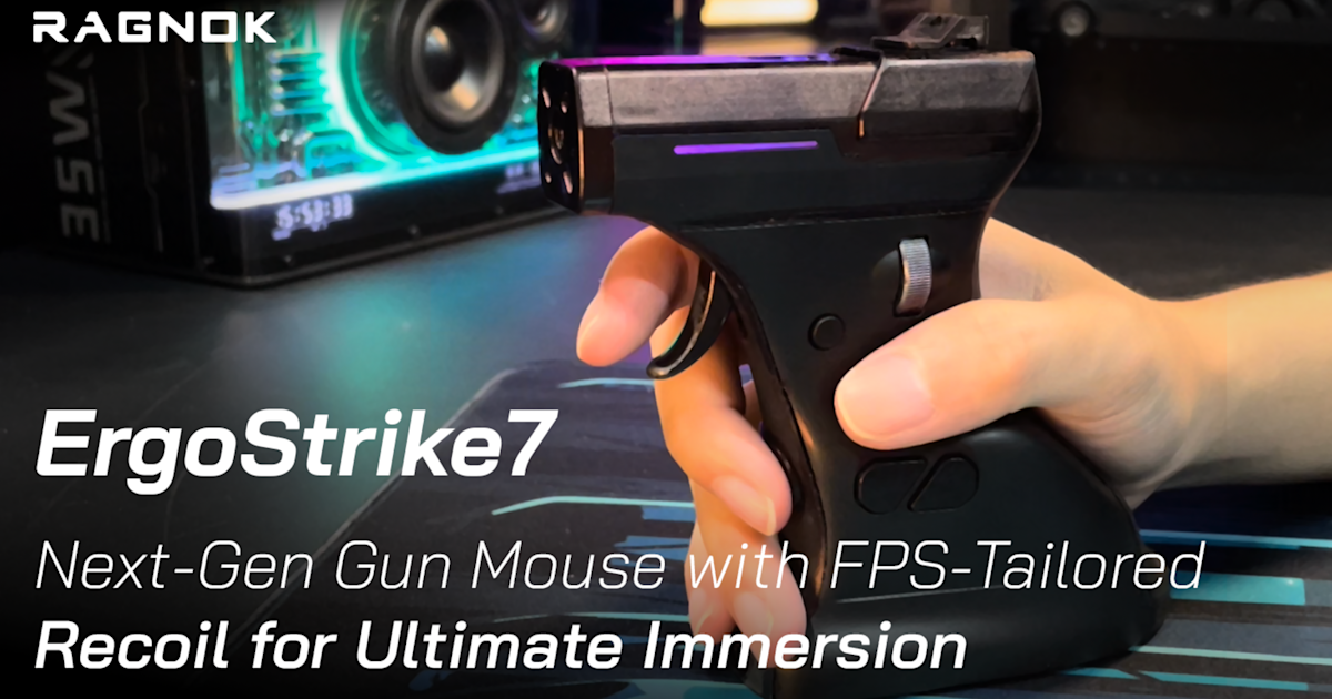 ErgoStrike7: Gun Mouse with FPS-Tailored Recoil | Indiegogo