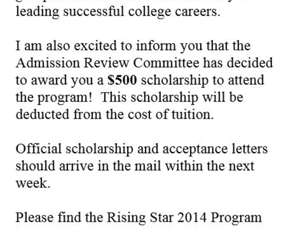 Scad Rising Star Program Indiegogo