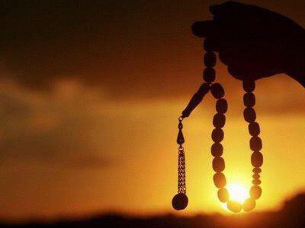 Moslem Religion Background Wallpaper of Rosary Beads (tasbih) Stock Photo -  Image of arabic, beads: 263236898