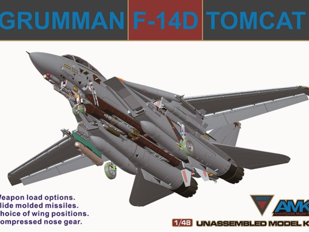 今すぐ販売 AMK 1/48 F-14D スーパートムキャット 88007 248 航空機