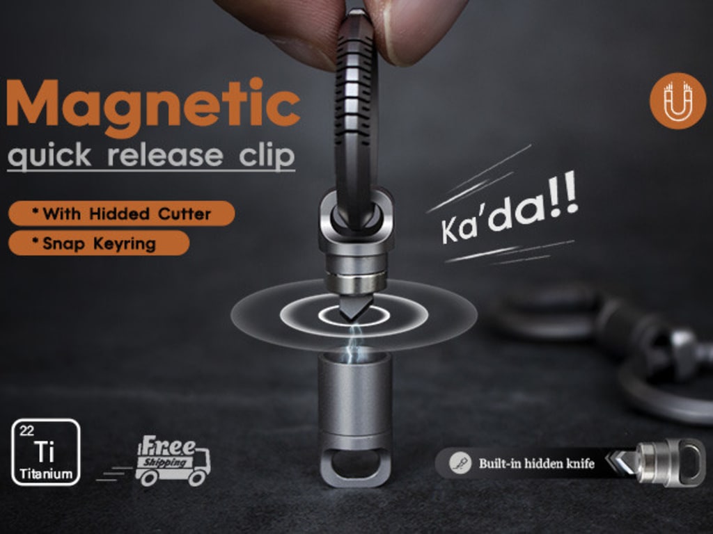 Parametric magnetic quick release keychain by MiChAeLoKGB