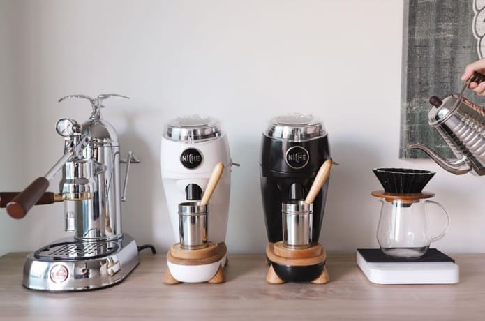Niche coffee grinder top