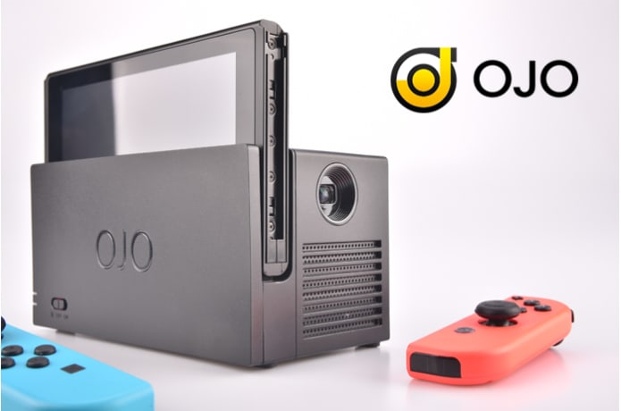 Projector for Nintendo Switch OJO Projector + Carry Case Set